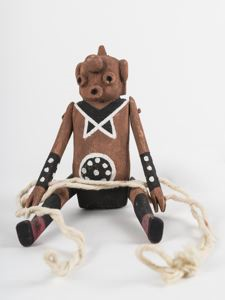 Koyemsi (Mud Head Clown) Kachina Puppet