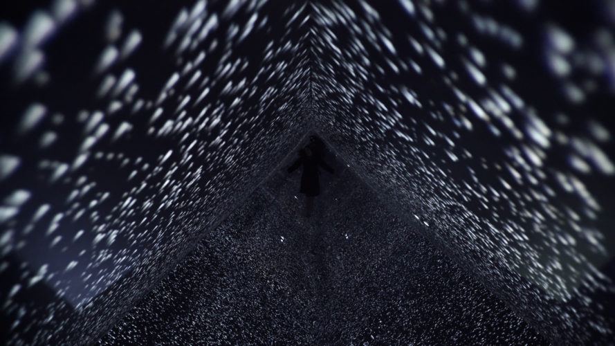 Refik Anadol, Infinity Room, 2015. Immersive environment, approximately 12 x 12 x 12 feet. Photo courtesy of the artist.