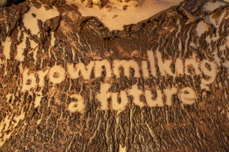Brownmilking A Future (Earth Tattoo series), 2021