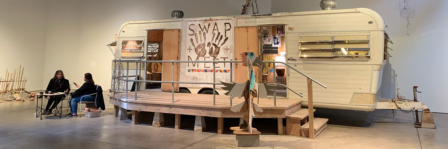 Exhibition image of Brad Kahlhamer: Swap Meet